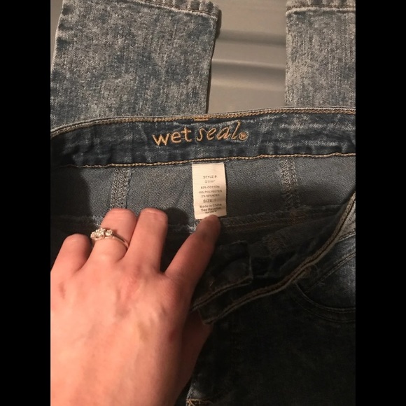 High waisted, Skinny jeans size 0-1 - Picture 6 of 6